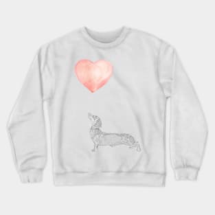 Dashshund Dog Crewneck Sweatshirt